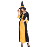 Women's Halloween Wicked Witch Costume Adult Cosplay Dress