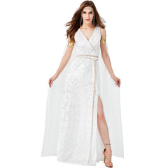 Ancient Greek Goddess Dress Costume Woman Cosplay Halloween
