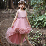Flower Girl Dress Toddler Kids Princess Wedding Dress Graduation Trailing Formal Special Occasions