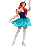 The Little Mermaid Ariel Princess Dress Adult Cosplay Character Halloween Costume