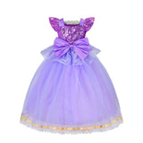 New Girl Princess Rapunzel Belle Cinderella Costume Dresses For Cosplay Halloween Party