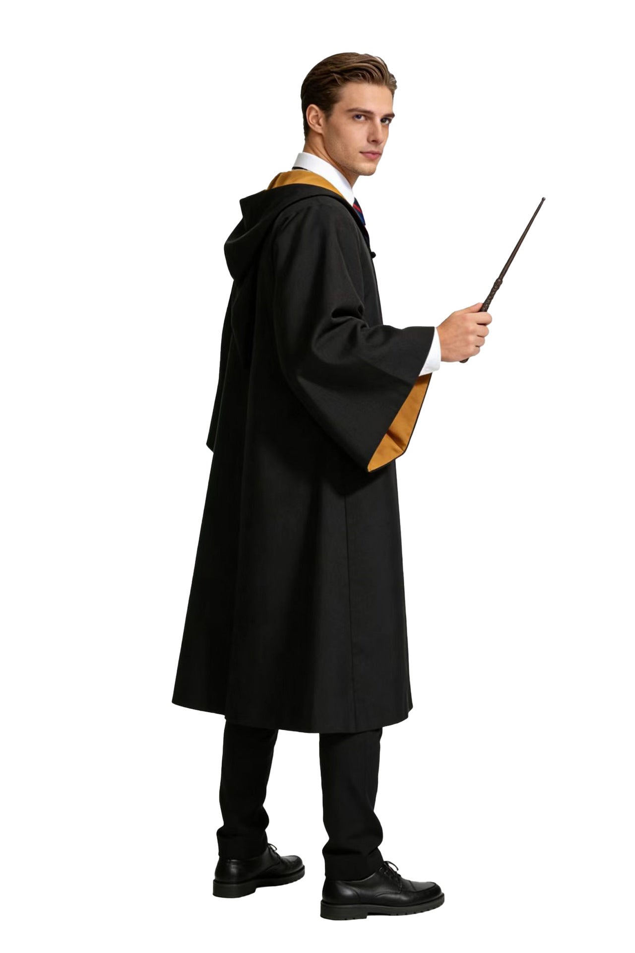 Wizard Magic Academy Cosplay Robe Cloak Costume for Adults and Kids