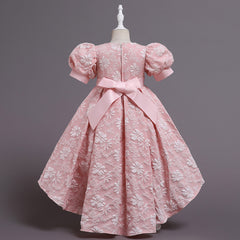 Flower Girl Dress  Birthday Holiday Wedding Dresses Trailing Princess Party