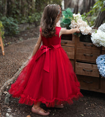 Flower Girl Dress Princess Dress Formal Sequins Wedding Birthday Costume Party Holiday