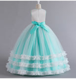 Flower Girl Dress Bow Sequins Wedding Dress Princess Dress Birthday Costume Party Holiday (Copy) (Copy)