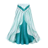 New Jasmine Costume Cosplay Princess Off Shoulder Girl Dresses