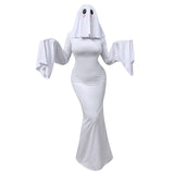Women Sexy Ghost Lady Apricot Lady Drag Cosplay Costume