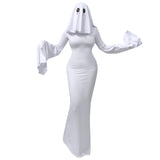 Women Sexy Ghost Lady Apricot Lady Drag Cosplay Costume