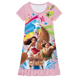 Moana 2 Maui Pua Nightgown Pajamas For Girls