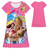 Moana 2 Maui Pua Nightgown Pajamas For Girls