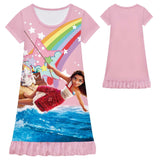 Moana 2 Pua Stars Nightgown Pajamas For Girls