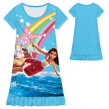 Moana 2 Pua Stars Nightgown Pajamas For Girls