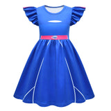 Zombies 4 Halloween Addison Cosplay Costume Dress Blue Uniform For Girls