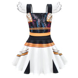 KPop Demon Hunter Rumi Zoey Cosplay Party Set Short-sleeved Shirt Costume Dress