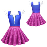 New Zombies 4 Addison Cosplay Halloween  Costume Dress