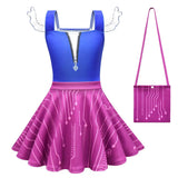 New Zombies 4 Addison Cosplay Halloween  Costume Dress