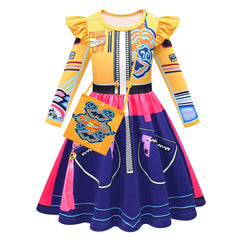 KPop Demon Hunters Rumi Zoey Cosplay Party Costume Dress Set For Girls