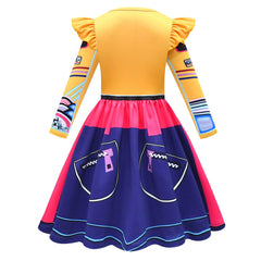 KPop Demon Hunters Rumi Zoey Cosplay Party Costume Dress Set For Girls