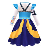 KPop Demon Hunters Rumi Zoey Cosplay Party Costume Dress Set For Girls