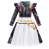 KPop Demon Hunters Rumi Zoey Cosplay Party Costume Dress Set For Girls