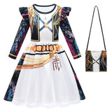 KPop Demon Hunters Rumi Zoey Cosplay Party Costume Dress Set For Girls