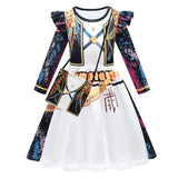KPop Demon Hunters Rumi Zoey Cosplay Party Costume Dress Set For Girls