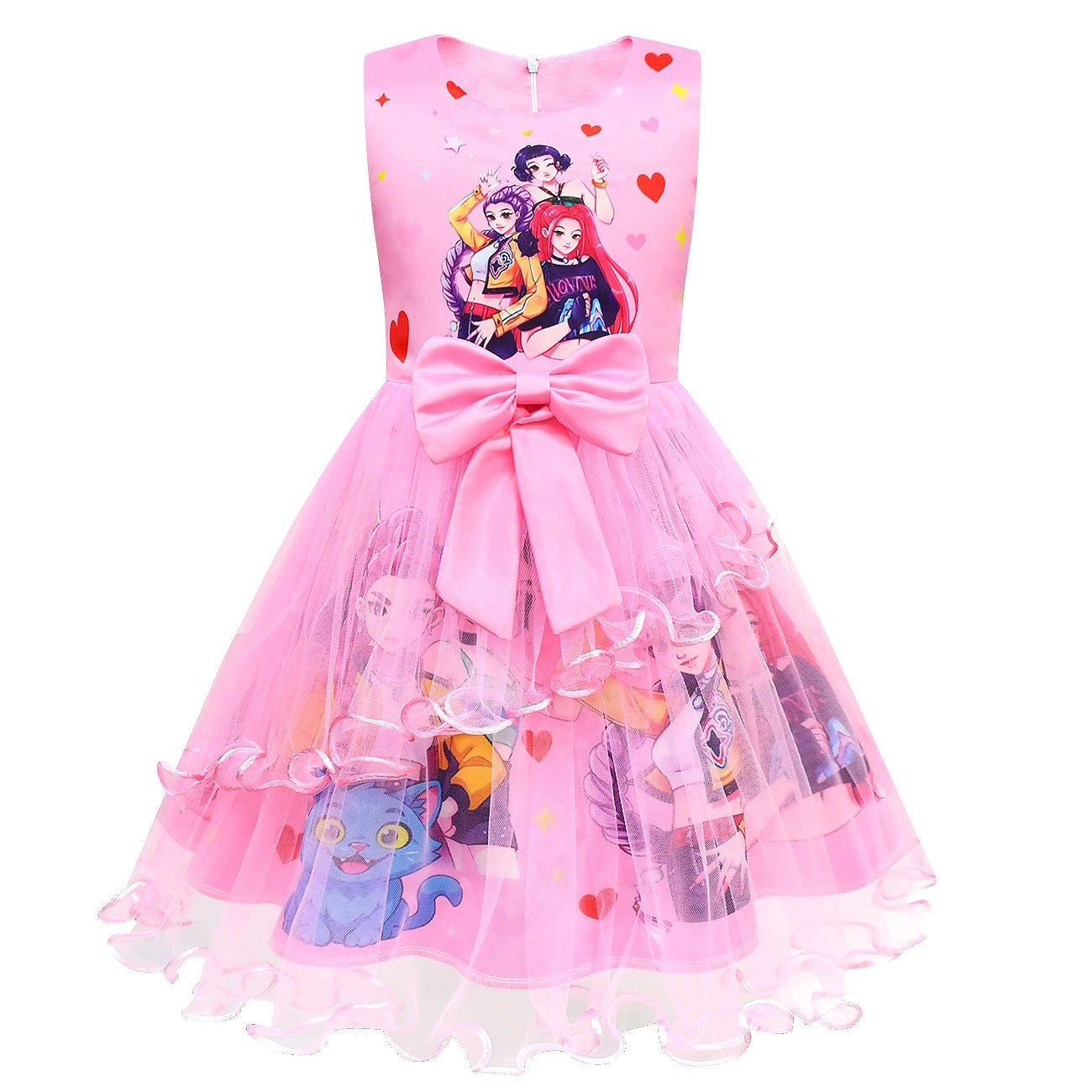 KPop Demon Hunters Rumi Zoey Costume Cosplay Girl Dresses Princess