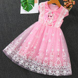 Elsa Lace New Girl Dress Party Toddler Princess Costume For Casual Wear Holiday Birthday