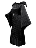 Women's Maleficent Witch Costume Dark Queen Halloween Dress For Adult