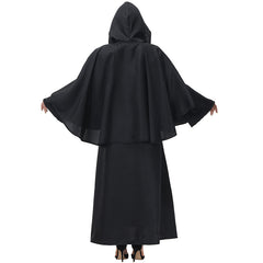 Witch Hooded Dress Costume Woman Cosplay Halloween