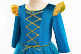 Brave Princess Dress Toddler Kids Merida Costume For Girls