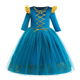 Brave Princess Dress Toddler Kids Merida Costume For Girls