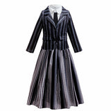 Addams Family Wednesday Academy Uniform costume Kids Outfits for Girls