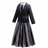 Addams Family Wednesday Academy Uniform costume Kids Outfits for Girls