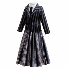Addams Family Wednesday Academy Uniform costume Kids Outfits for Girls