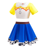Disney Toy Story Woody Jessie Girl Dress Costume Dresses For Girls