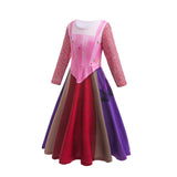 Hocus Pocus 2  Halloween Girls Dress Witch Costume Cosplay Party Holiday