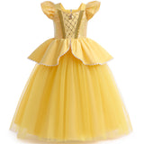 New Girl Belle Costume Dress For Cosplay Halloween Holiday Party