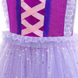 Tangled Rapunzel New Princess Girl Dress Costume Dresses For Cosplay Party Holiday Birthday