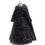 New Wicked Witch Elphaba Cosplay Costume Dresses With Cape For Girls