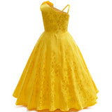 Zootopia 2 One Shoulder Kids Judy Costume Dress Long Length Cosplay For Girls