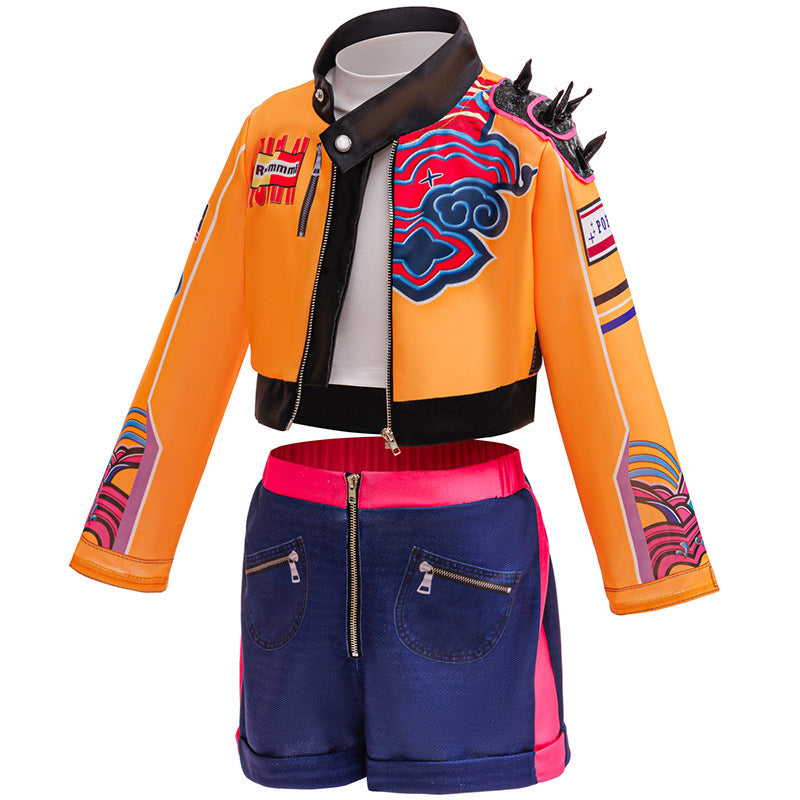 KPop Demon Hunters Cosplay Rumi Costume For Girls