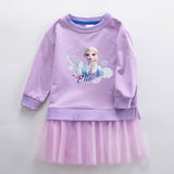 Elsa New Girl Party Toddler Princess Costume Mickey Mouse Dress For Casual Wear Holiday