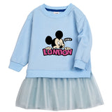 New Girl Party Toddler Princess Costume Mickey Mouse Dress For Casual Wear