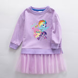 New Gir Princessl Dress Party Toddler Costume My Little Pony For Casual Wear