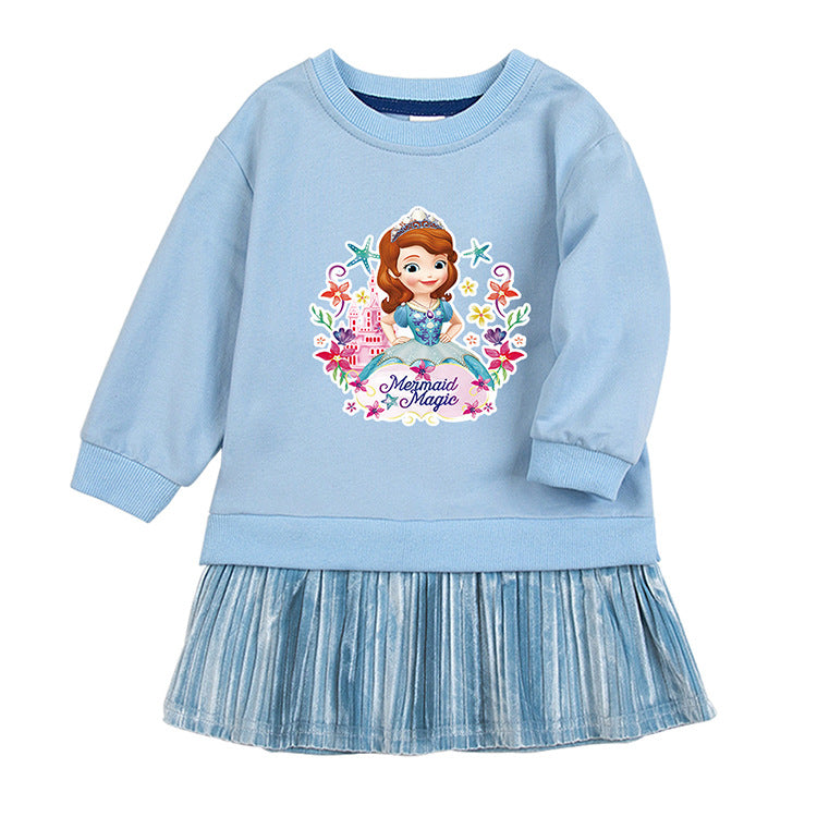 Sophia New Girl Party Toddler Princess Costume  Dress For Casual Wear