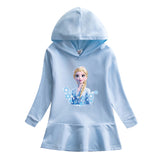 New Girl Dress Elsa Party Toddler Princess Costume Dress For Casual Wear Holiday