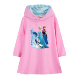New Girl Party Toddler Princess Costume Elsa Anna Dress For Casual Wear Holiday