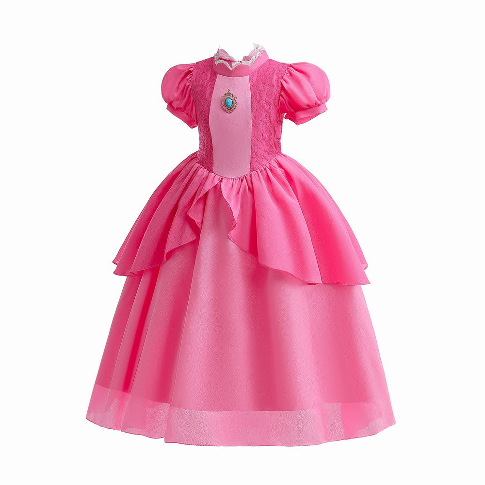 super mario princess dress up Level Up Princess Costume Set PINK / SMALL
