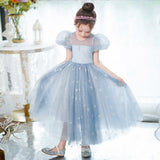 New Girl Elsa Costume Dress For Cosplay Halloween Holiday Party